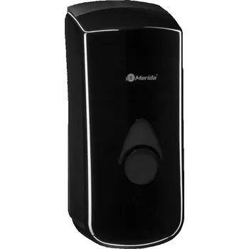Ruční nástěnný dávkovač mýdla Merida 700 ml černý