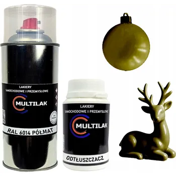 Barva ve spreji Lak ve spreji na figurky, skleněné a keramické ozdoby RAL 6014 POLOMAT