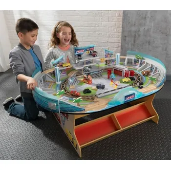 autodráha Dřevěná autodráha Disney Cars 3 - Velký závodní okruh Florida