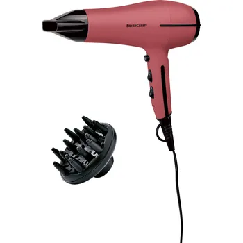 Fén SILVERCREST® PERSONAL CARE Vysoušeč vlasů s dotykovým senzorem SHTT 2200 B2 (růžovo-fialová)