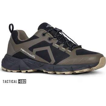 Pánská obuv Pentagon® Tactical Obuv Kion WP Trekking Pentagon®, Barva: Černá / hnědá, Velikost: 44 (EU)