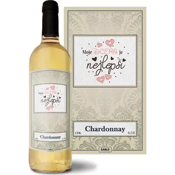 Víno Sablio Bílé víno Moje dcera je nejlepší: 0,75 l