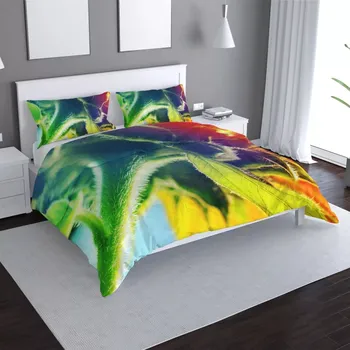 Povlečení Sablio Povlečení Duhová květina - 140x200 / 90x70