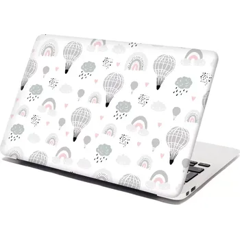 samolepka Sablio Samolepka na notebook Malované horkovzdušné balony - 29x20 cm