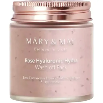 Pleťová maska Mary and May - Rose Hyaluronic Hydra Wash Off Mask Pack 125ml