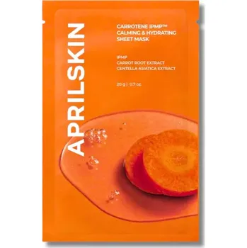 Pleťová maska APRILSKIN - Carrotene IPMP Calming and Hydrating Sheet Mask 20g