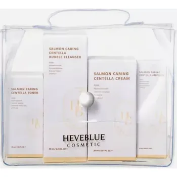 Kosmetická sada Heveblue - Salmon Caring Centella Special Travel Kit Bag
