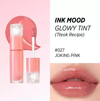 Lesk na rty Peripera - Ink Mood Glowy Tint Tteok Recipe Collection 4g - #27 Joking Pink
