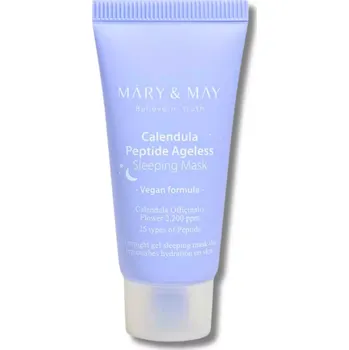 Pleťová maska Mary and May - Calendula Peptide Ageless Sleeping Mask - 30g