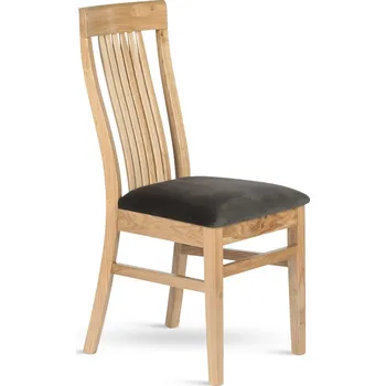 Jídelní stůl TAKUNA dub látka – čalouněná židle - dub , lux 24 cappuccino