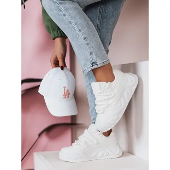 Dámské tenisky Dámské tenisky na platformě LALANDRA ZY0684 Barva: Béžová, Velikost: 37