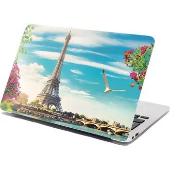 samolepka Sablio Samolepka na notebook Paříž Eifellova věž Mraky - 29x20 cm