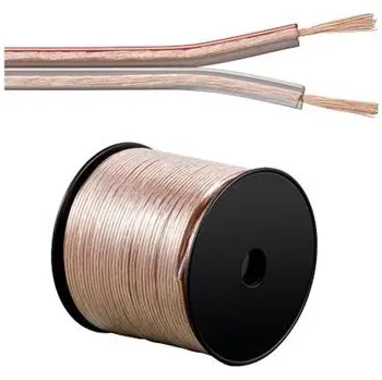 Audio kabel PremiumCord Kabely na propojení reprosoustav 100% CU měď 2x0,75mm 1m kjpr-03