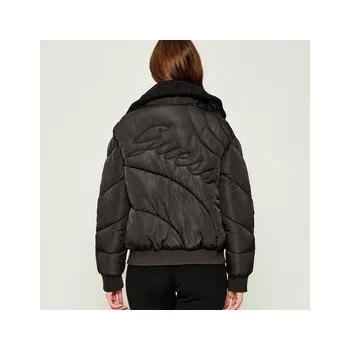 Dámský svetr Guess dora detachable knit-collar pu S