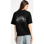 Reporter Young | Dívčí černé tričko REGULAR s potiskem „ASTRAL“ na zádech - Barva ČERNÁ, Velikost 170 253-0440G-25-100-1