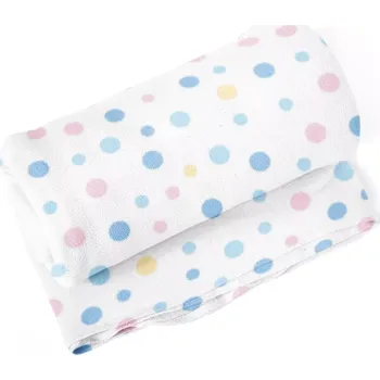 deka Sablio Deka Barevné puntíky na bílé - 190x140 cm