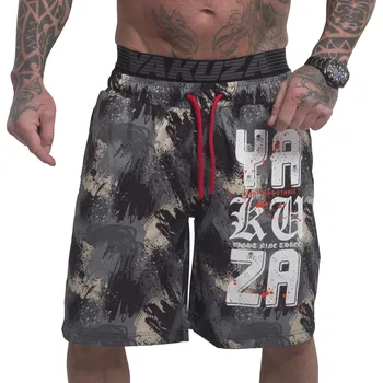 Pánské kraťasy SLEVA Pánské šortky URBNSTL Board Shorts VELIKOST XL CAMUFLAGE/GREY SLEVA