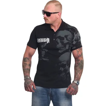 Pánské tričko SLEVA Pánské polo tričko Skull Awakening Polo Shirt VELIKOST 2XL BLACK SLEVA