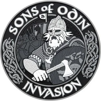 Nášivka M-Tac® Nášivka Sons of Odin M-Tac®, Barva: Černá
