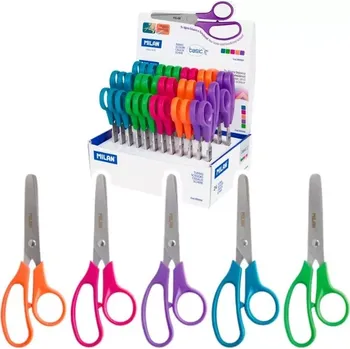 Kancelářské nůžky Dětské nůžky MILAN Basic 133 mm