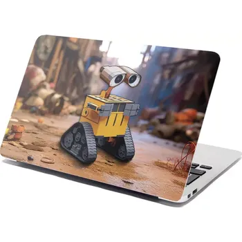 samolepka Sablio Samolepka na notebook Wall-E robot Město - 29x20 cm