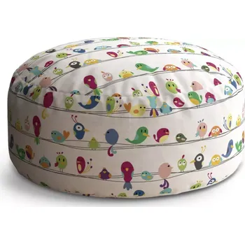 Taburet Sablio Taburet Circle Ptáčci: 38x48 cm