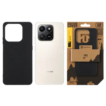 Pouzdro na mobilní telefon Zadní kryt Tactical TPU pro Honor X7d, černá