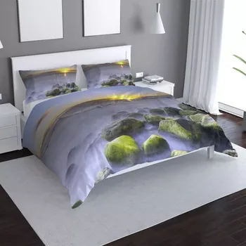 Povlečení Sablio Povlečení Kameny v jezeře - 140x200 / 90x70