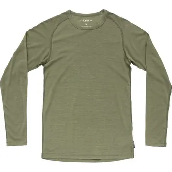Devold® Funkční triko Lauparen Merino 190 Base Long Devold®, Barva: Olive Green, Velikost: XXL