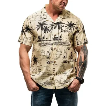 Pánská košile Otte Gear® Havajská košile Field Manual Camp Otte Gear®, Barva: Paper, Velikost: S