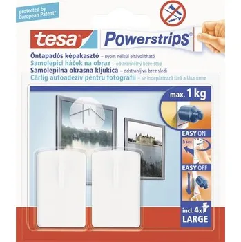 Věšák Samolepicí háček na obraz tesa Powerstrips 2 ks