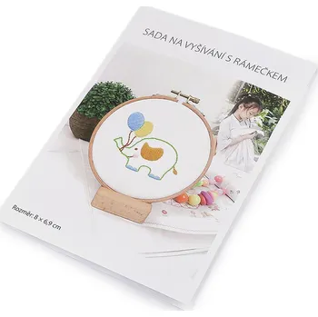 Vyšívací vzor Dětská sada vyšívání s rámečkem, střední, 2 viz foto