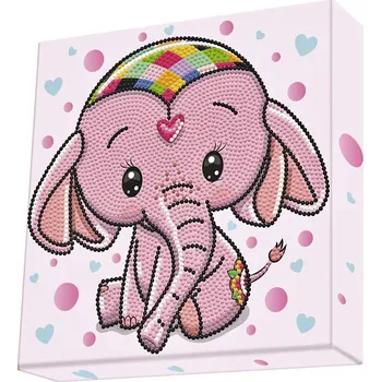 Diamantové malování Diamantové malování – sloní princezna