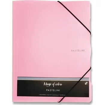 3chlopňové desky Pastelini, A4 - růžové