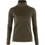 Fjällräven® Dámské triko Skare Half Zip Fjällräven®, Barva: Dark Olive, Velikost: M