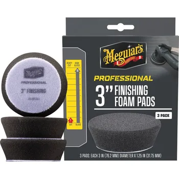 Autovosk Meguiar's Professional Finishing Foam Pad - pěnové finišovací kotouče, průměr: 3", 3 kusy
