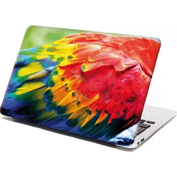 samolepka Sablio Samolepka na notebook Barevné peří 2 - 29x20 cm