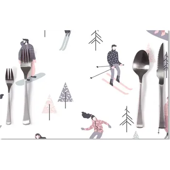 prostírání Sablio Prostírání Lyžaři: 40x30cm