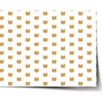 Plakát Sablio Plakát Medvídci na bílé - 60x40 cm