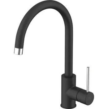 Vodovodní baterie Dřezová baterie páková KEO KASIA černá 120163