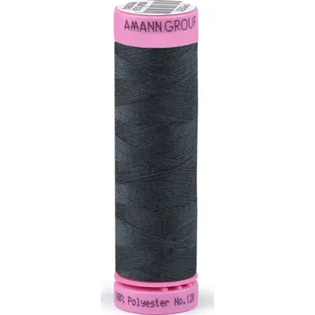 Nit Polyesterové nitě návin 100 m Aspo Amann, střední, 1284 Pirate Black