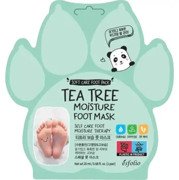 Kosmetika na nohy Esfolio - Tea Tree Moisture Foot Mask 20ml