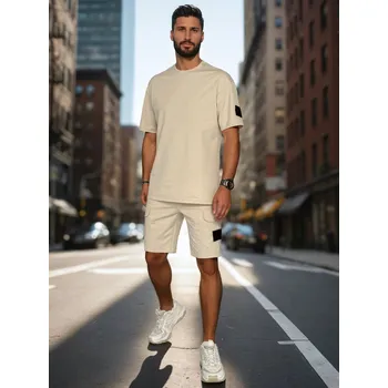 Set pánský komplet AX0806 Barva: Bílá, Velikost: L