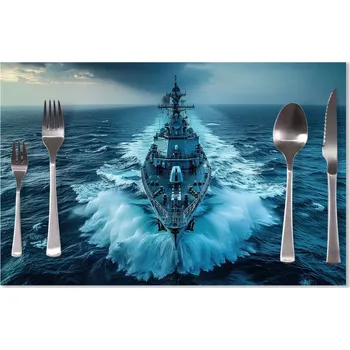 prostírání Sablio Prostírání Válečná loď prorážející oceán: 40x30cm