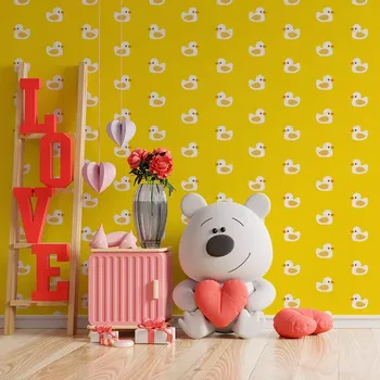 Tapeta Sablio Tapeta Bílé kachničky - 125x75 cm