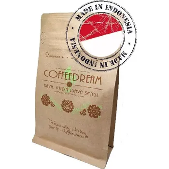 Káva COFFEEDREAM | Káva INDONESIE JAVA BLAWAN - 100g / běžný třívrstvý sáček / Jemné mletí - český turek Káva BLAWAN A34