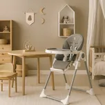 Jídelní židlička Scarlett Rosa - šedá