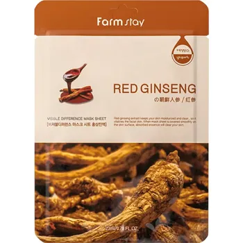Pleťová maska Farmstay - Visible Difference Mask Sheet Red Ginseng