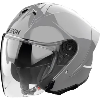 Helma na motorku Otevřená helma na motorku Airoh H21 Color betonově šedá XL