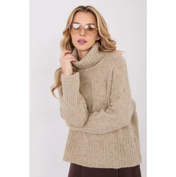 Dámský svetr FPrice Rolák Reese béžový Velikost: UNI